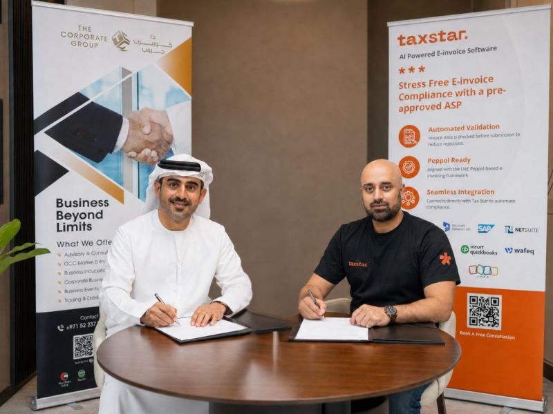 MOU between TCG and Tax Star to ensure e-invoicing for clients